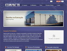 Tablet Screenshot of compactapremoldados.com.br
